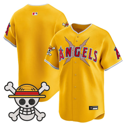 Men's Los Angeles Angels x OP Vapor Premier Limited Jersey - Stitched