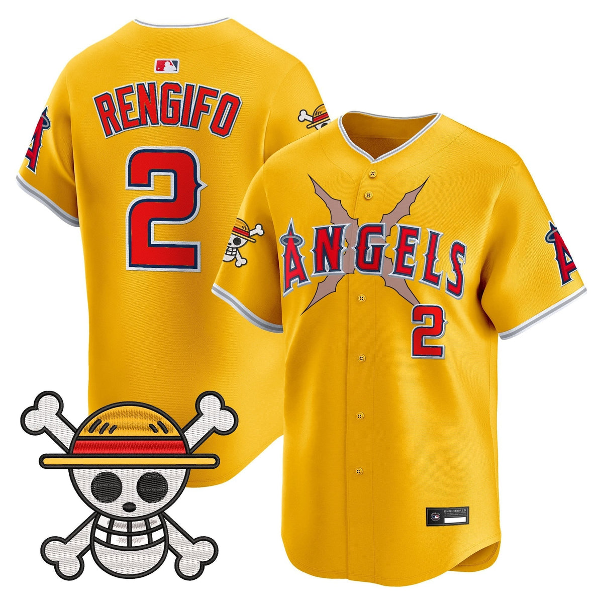 Men's Los Angeles Angels x OP Vapor Premier Limited Jersey - Stitched