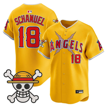 Men's Los Angeles Angels x OP Vapor Premier Limited Jersey - Stitched
