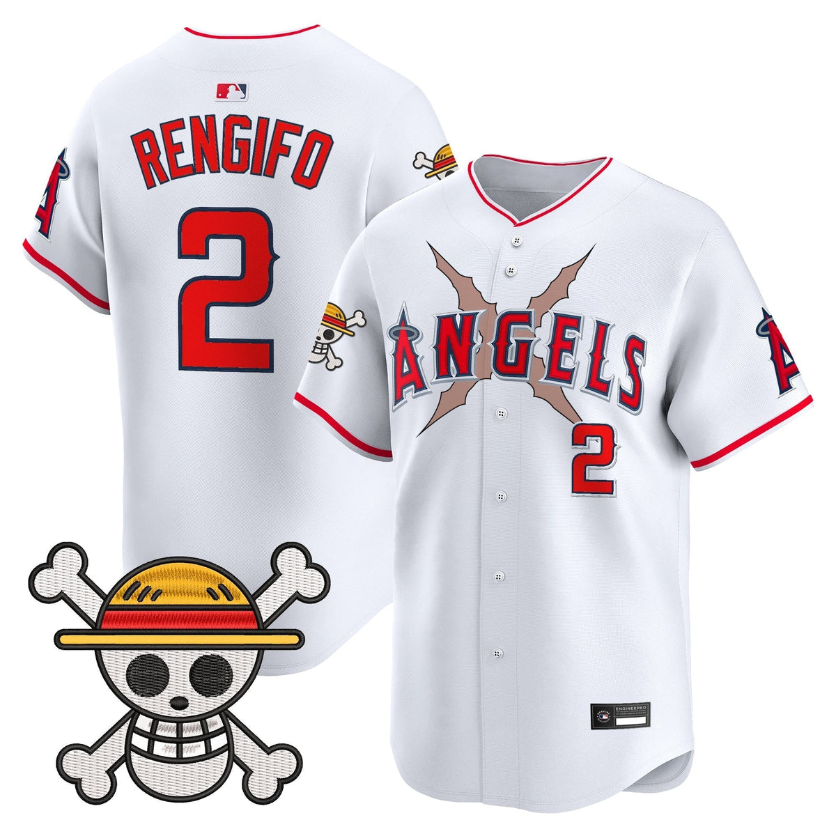 Men's Los Angeles Angels x OP Vapor Premier Limited Jersey - Stitched