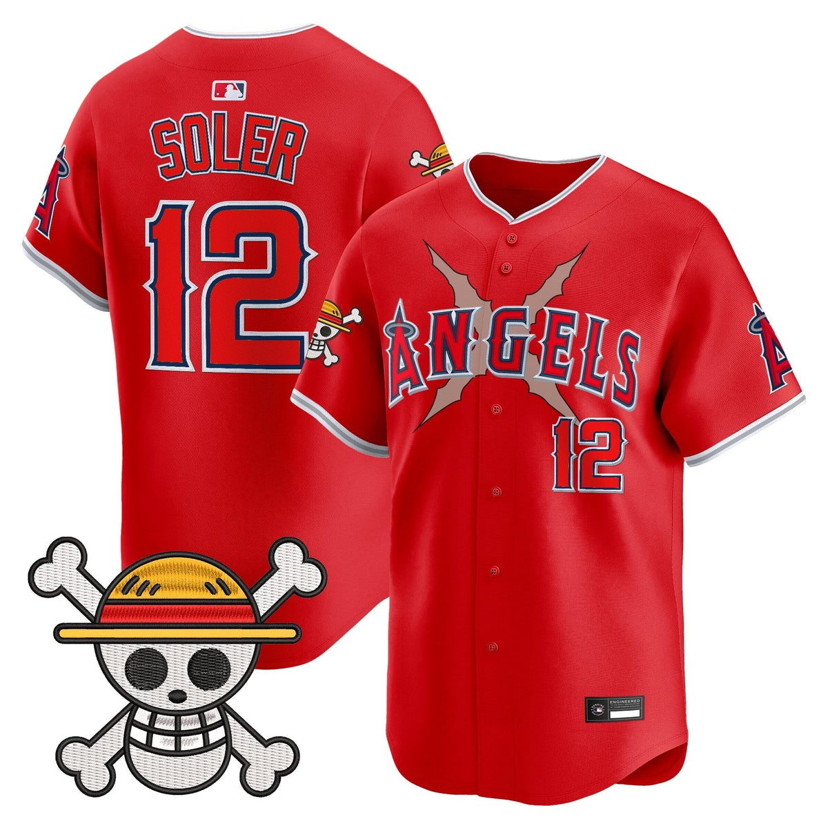 Men's Los Angeles Angels x OP Vapor Premier Limited Jersey - Stitched
