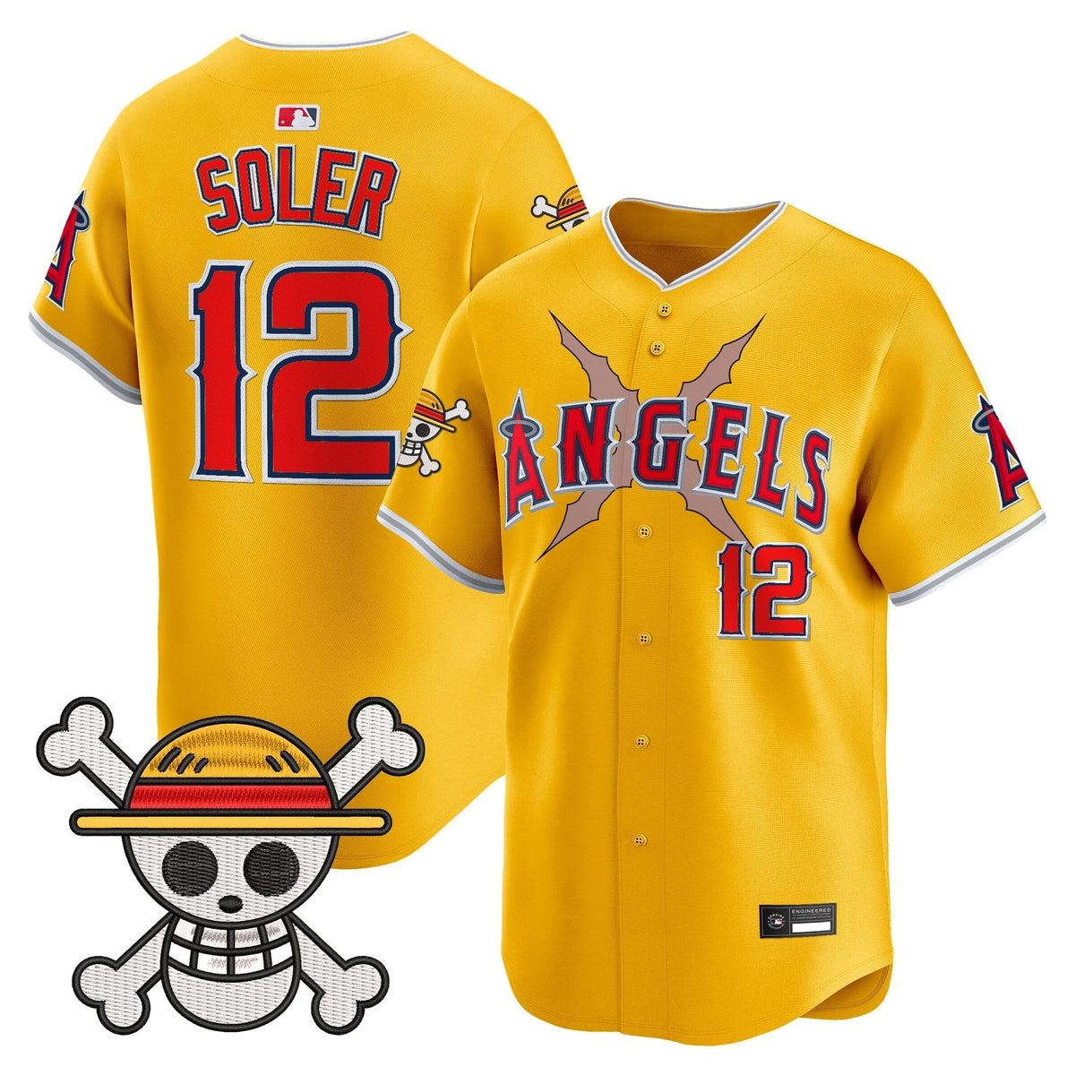 Men's Los Angeles Angels x OP Vapor Premier Limited Jersey - Stitched