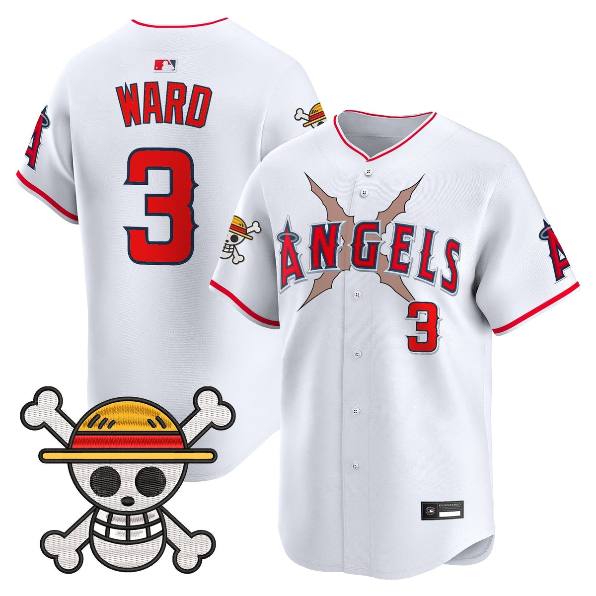 Men's Los Angeles Angels x OP Vapor Premier Limited Jersey - Stitched