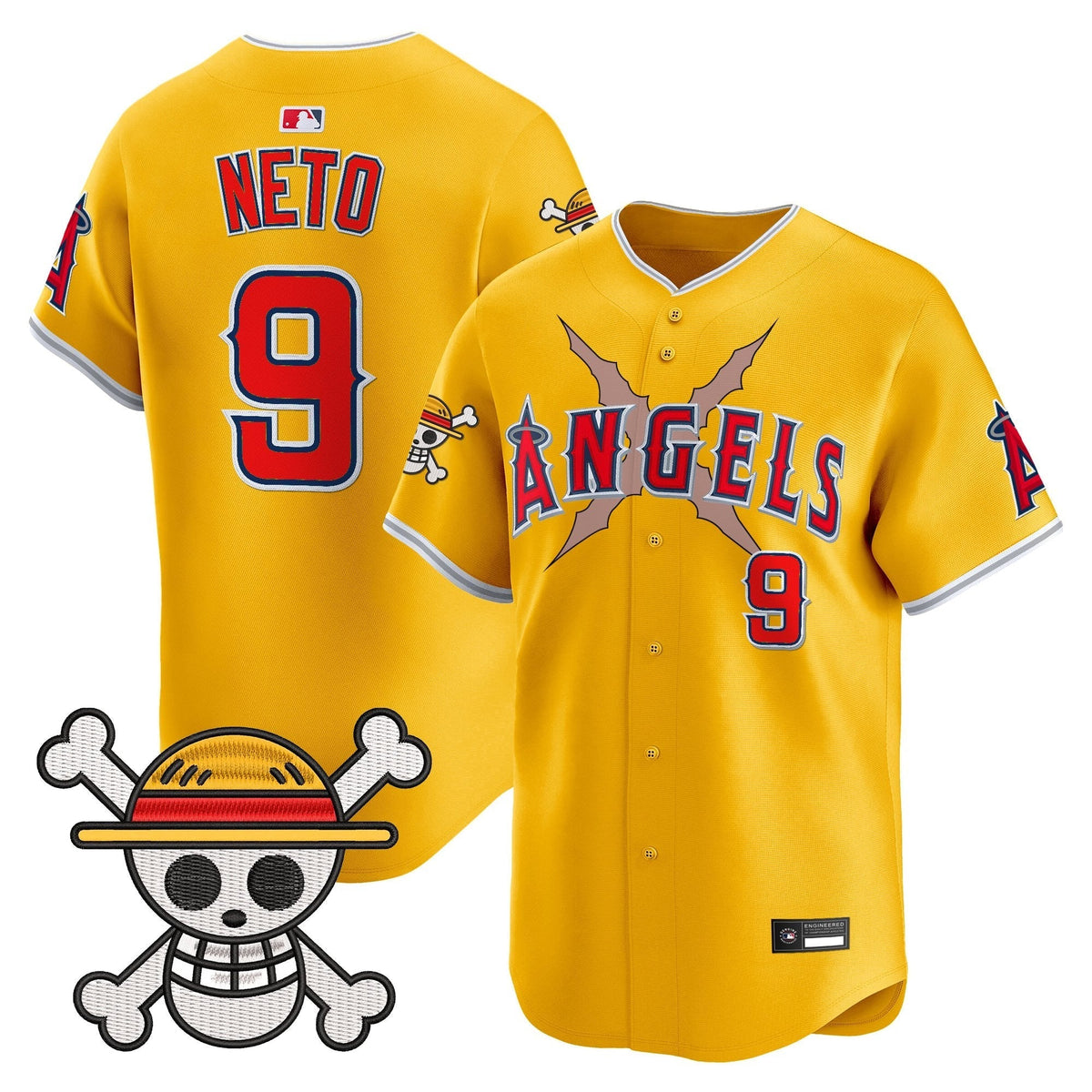 Men's Los Angeles Angels x OP Vapor Premier Limited Jersey - Stitched