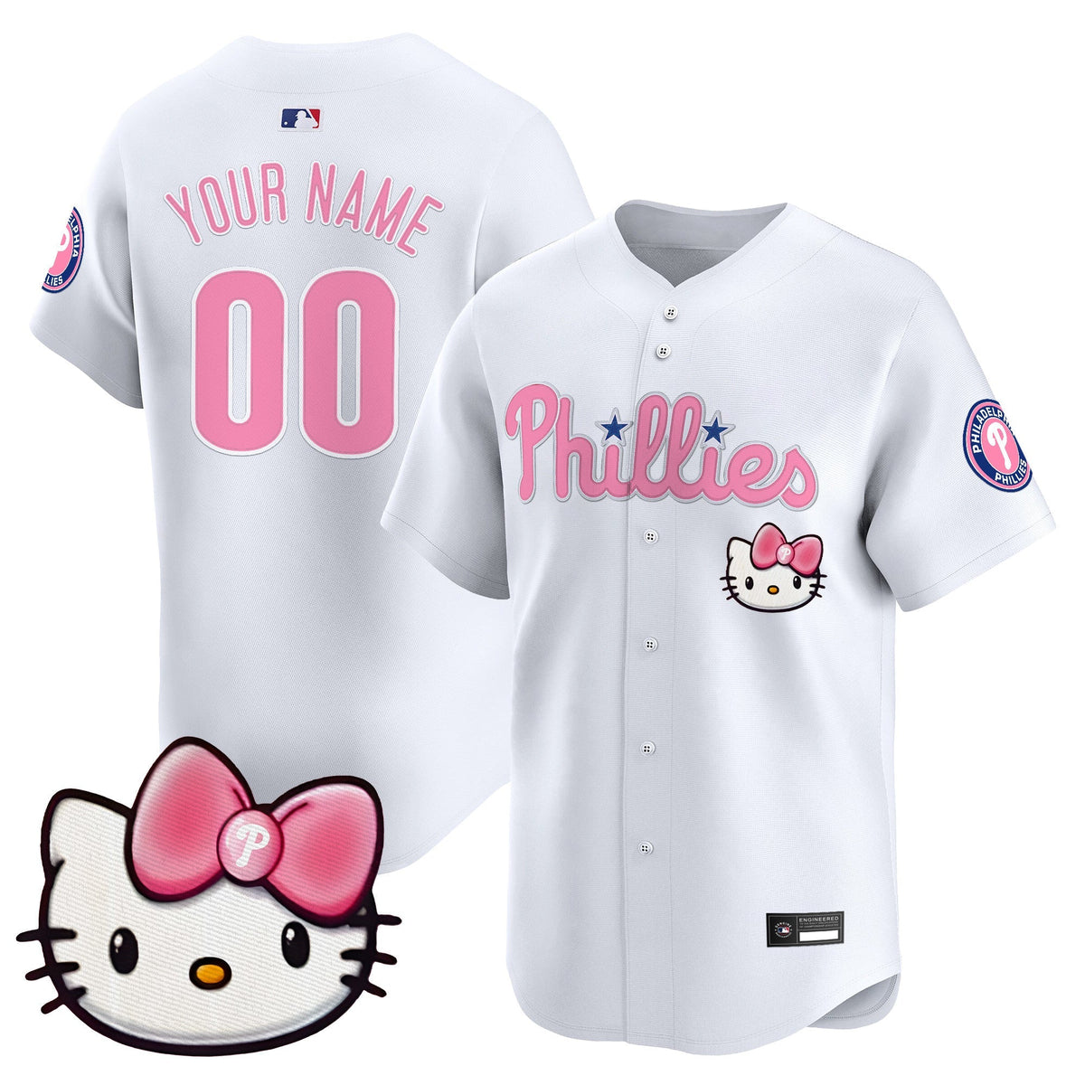 Philadelphia Phillies Hello Kitty Vapor Premier Limited Custom Jersey – All Stitched