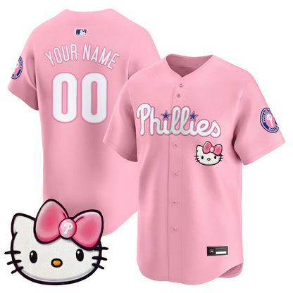 Philadelphia Phillies Hello Kitty Vapor Premier Limited Custom Jersey – All Stitched