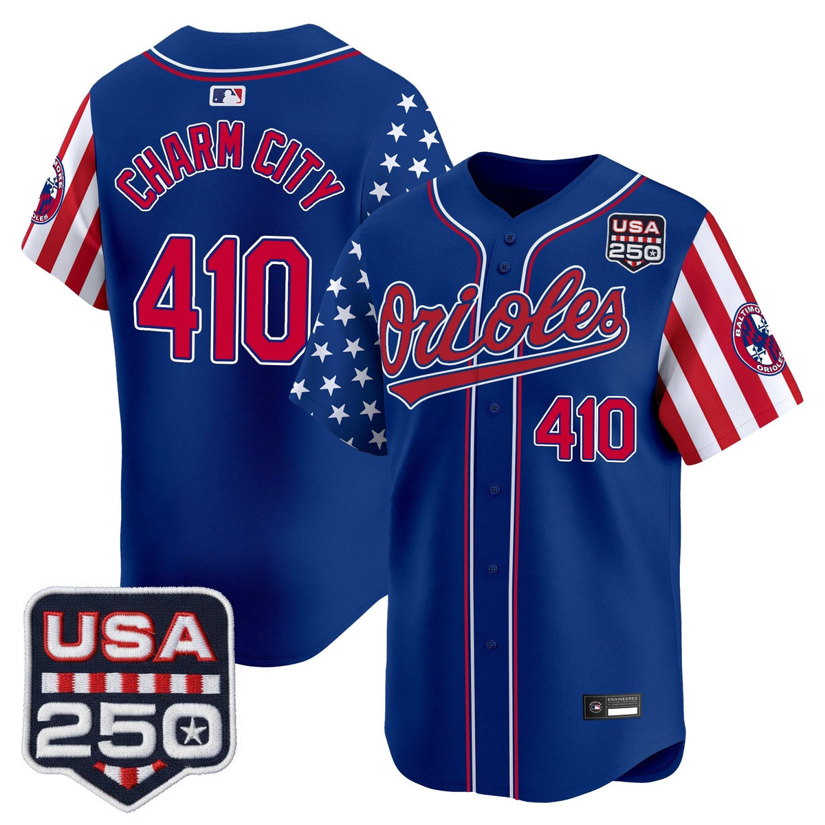 Baltimore Orioles "America 250 Edition" Vapor Premier Limited Jersey - All Stitched