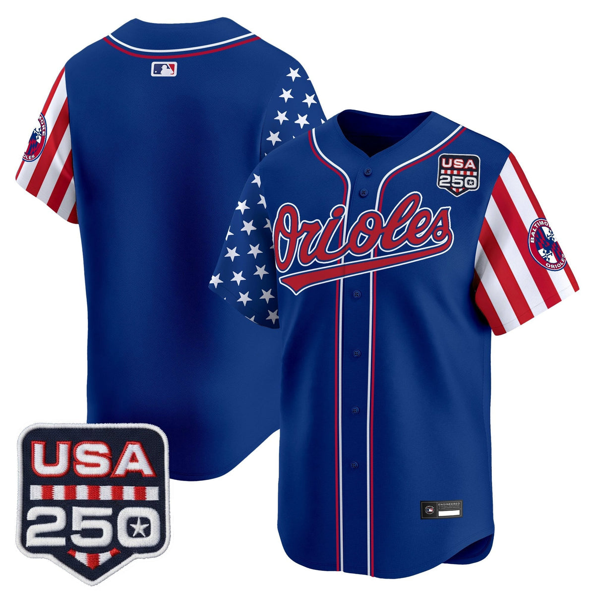 Baltimore Orioles "America 250 Edition" Vapor Premier Limited Jersey - All Stitched