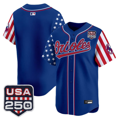 Baltimore Orioles "America 250 Edition" Vapor Premier Limited Jersey - All Stitched
