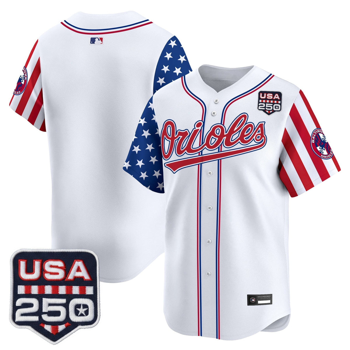Baltimore Orioles "America 250 Edition" Vapor Premier Limited Jersey - All Stitched