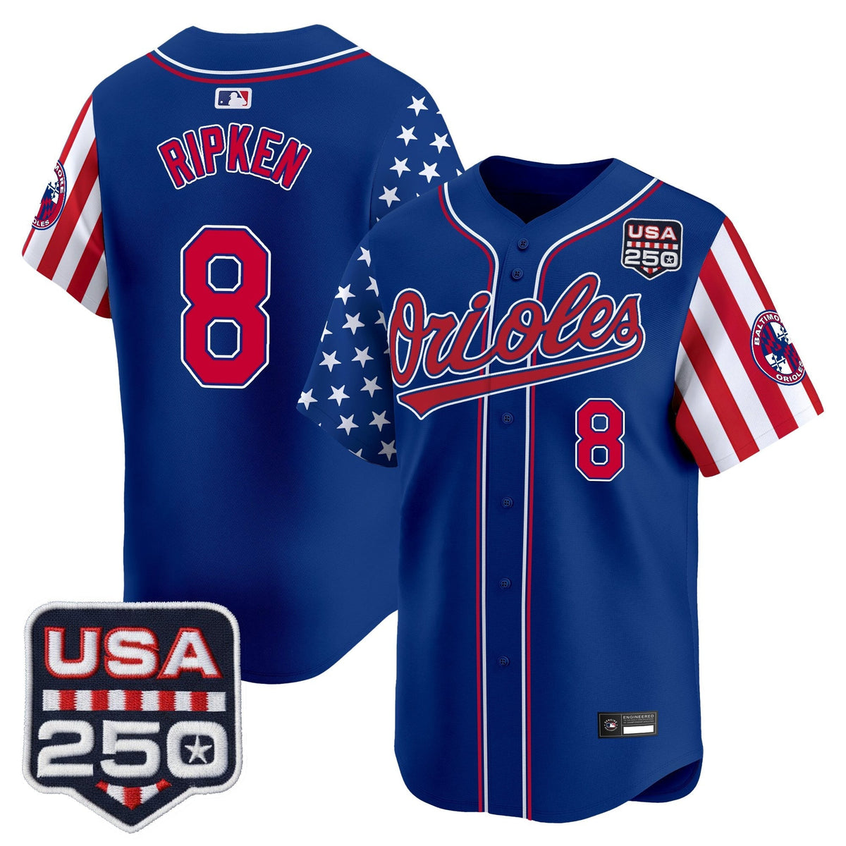 Baltimore Orioles "America 250 Edition" Vapor Premier Limited Jersey - All Stitched