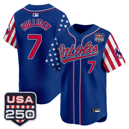 Baltimore Orioles "America 250 Edition" Vapor Premier Limited Jersey - All Stitched