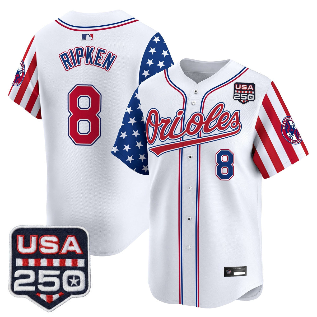 Baltimore Orioles "America 250 Edition" Vapor Premier Limited Jersey - All Stitched