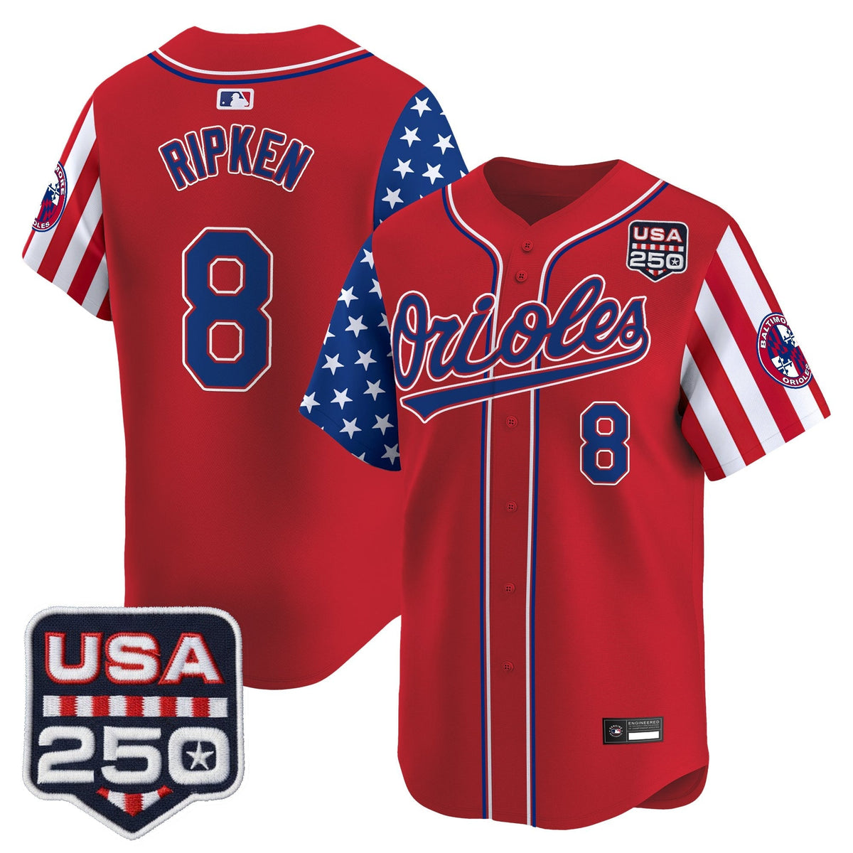 Baltimore Orioles "America 250 Edition" Vapor Premier Limited Jersey - All Stitched