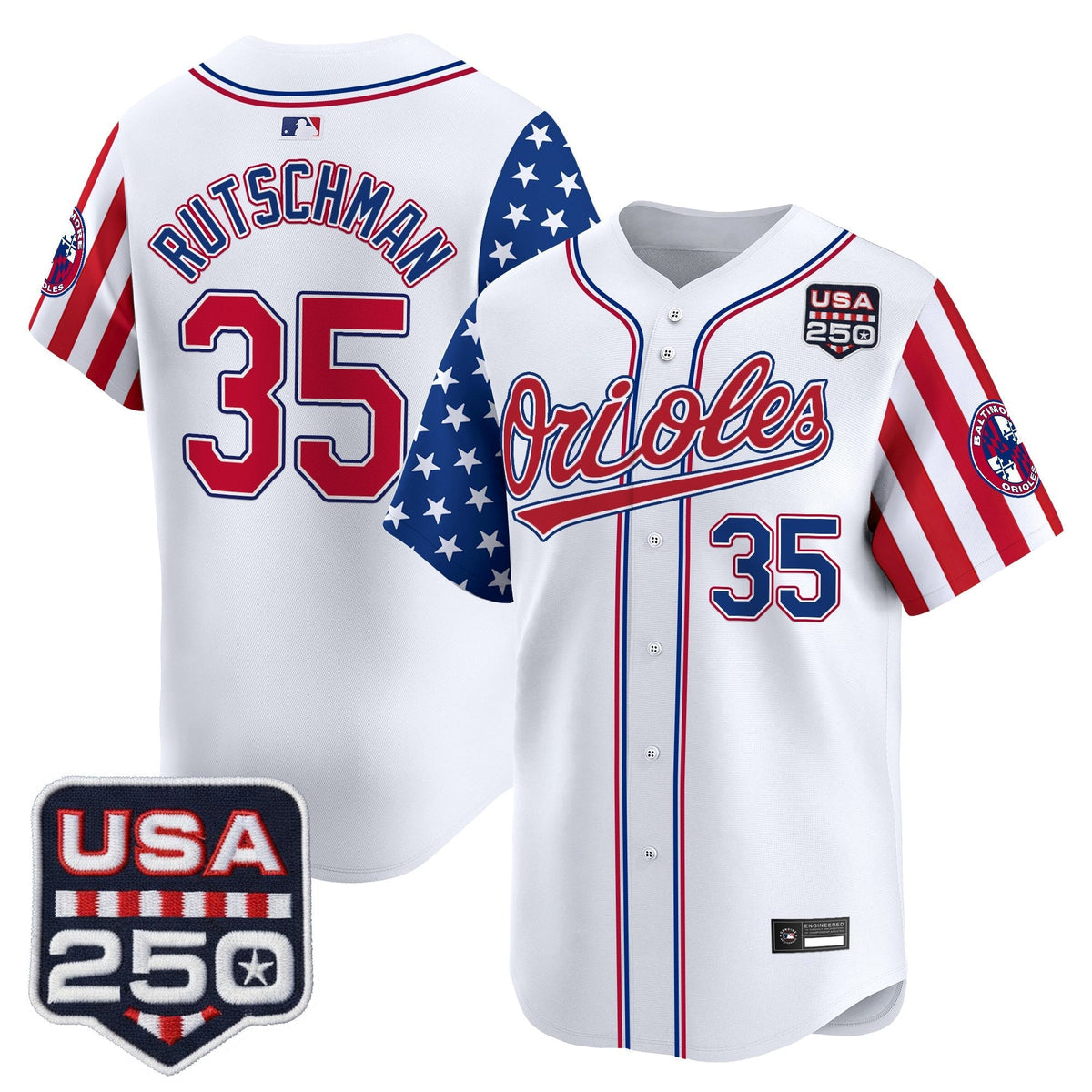 Baltimore Orioles "America 250 Edition" Vapor Premier Limited Jersey - All Stitched