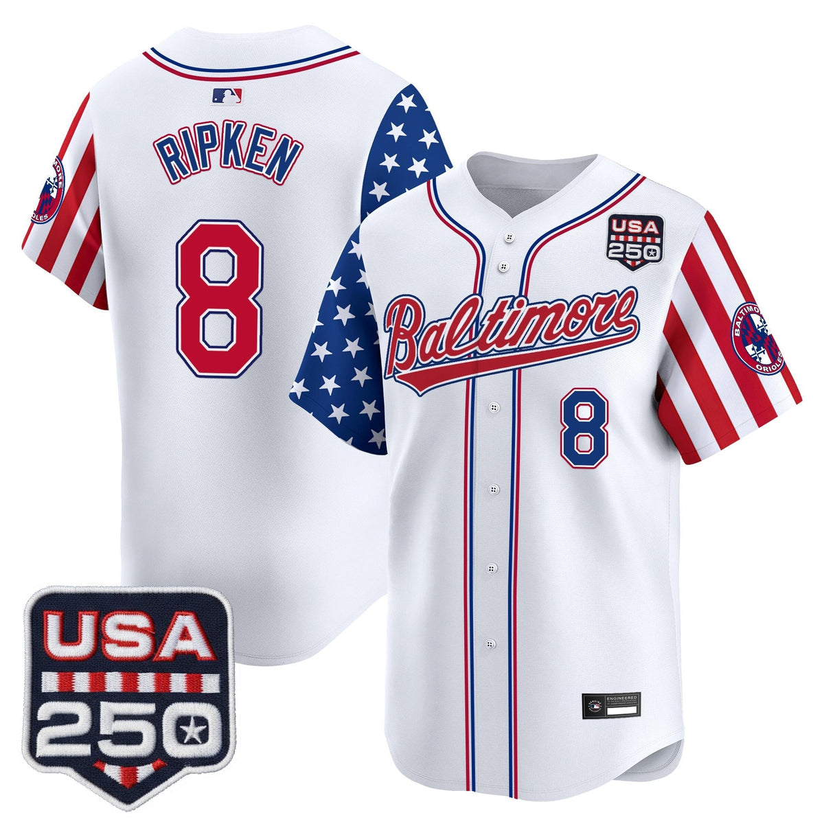 Baltimore Orioles "America 250 Edition" Vapor Premier Limited Jersey - All Stitched
