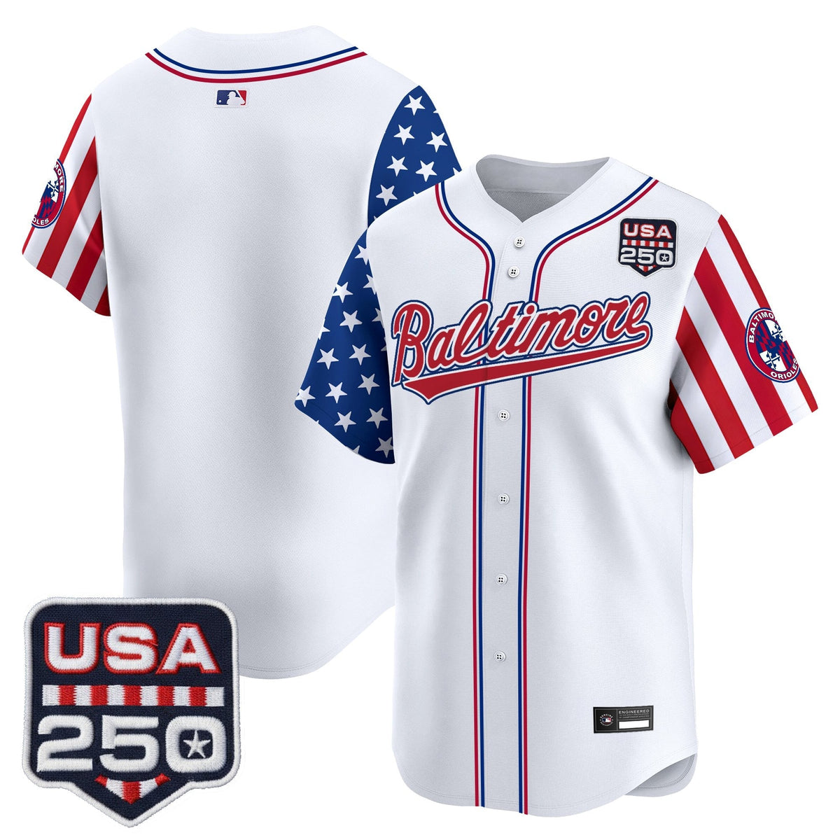 Baltimore Orioles "America 250 Edition" Vapor Premier Limited Jersey - All Stitched