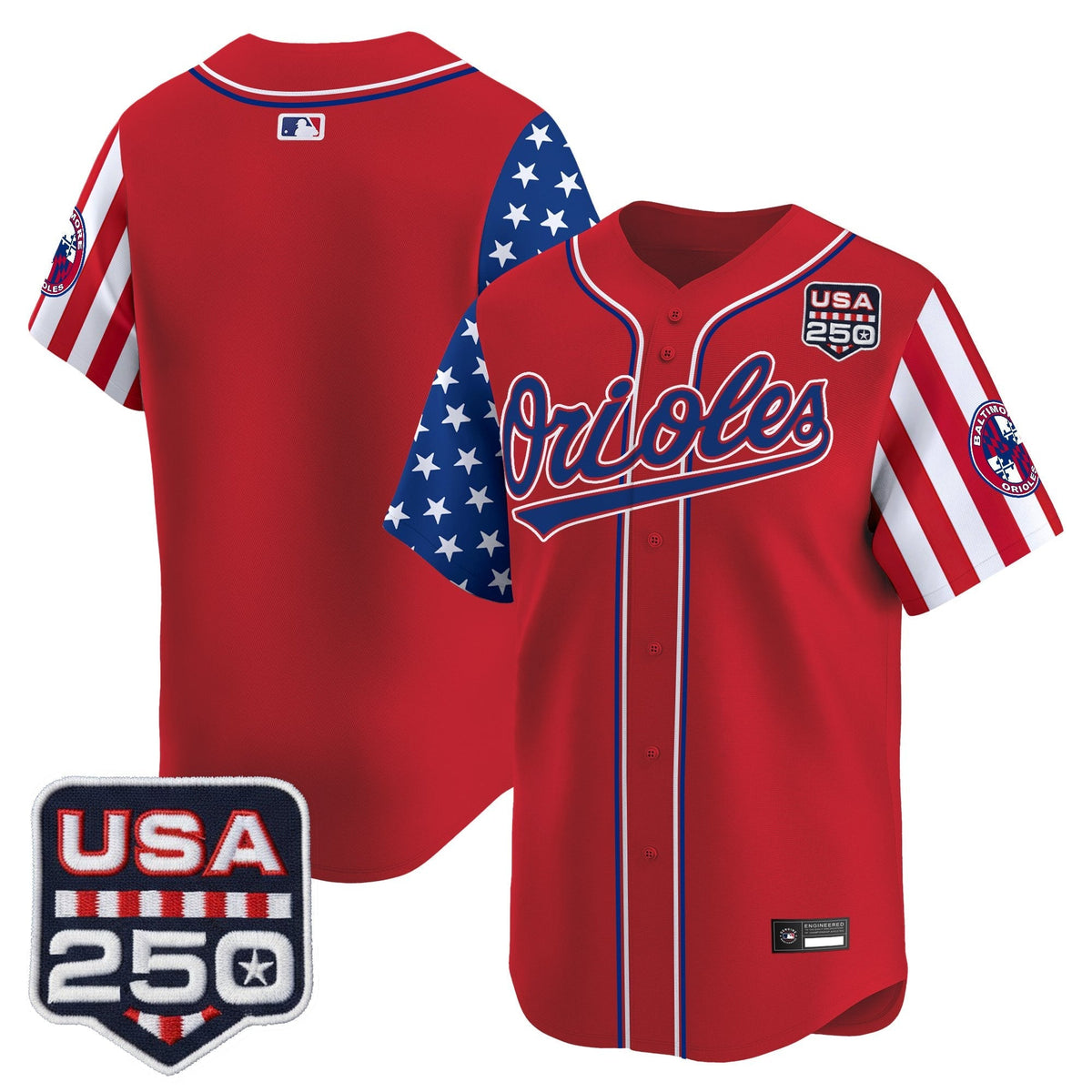 Baltimore Orioles "America 250 Edition" Vapor Premier Limited Jersey - All Stitched