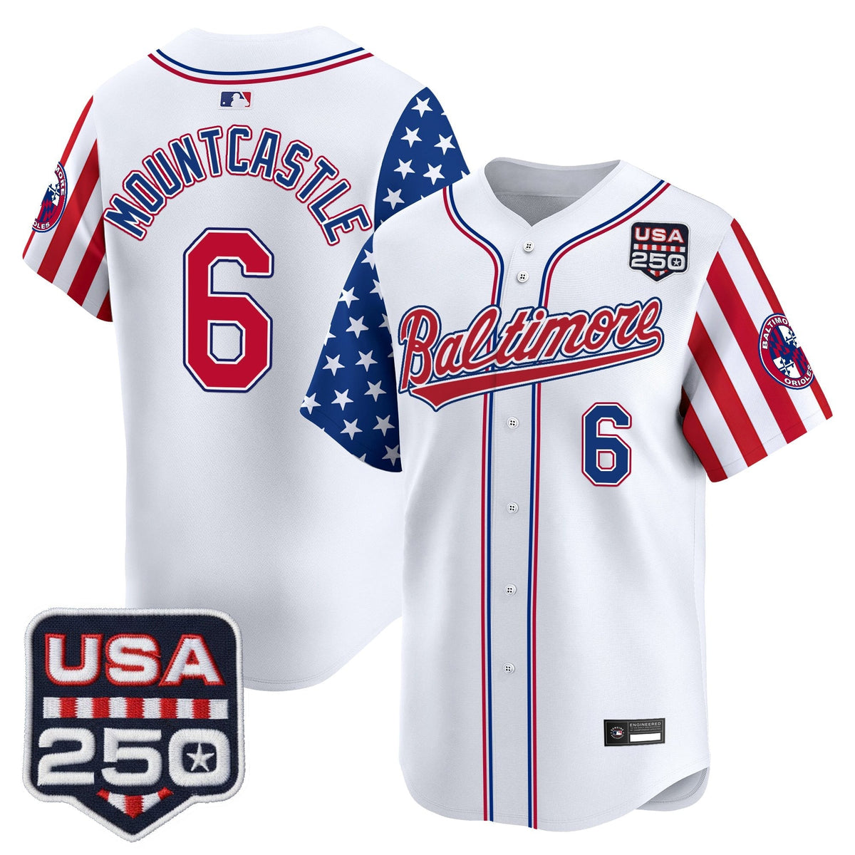 Baltimore Orioles "America 250 Edition" Vapor Premier Limited Jersey - All Stitched