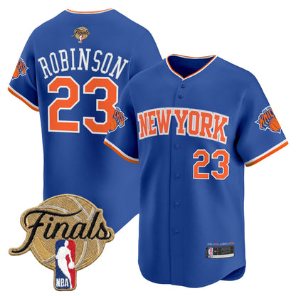 New York Knicks 2026 Finals Vapor Baseball Jersey - All Stitched