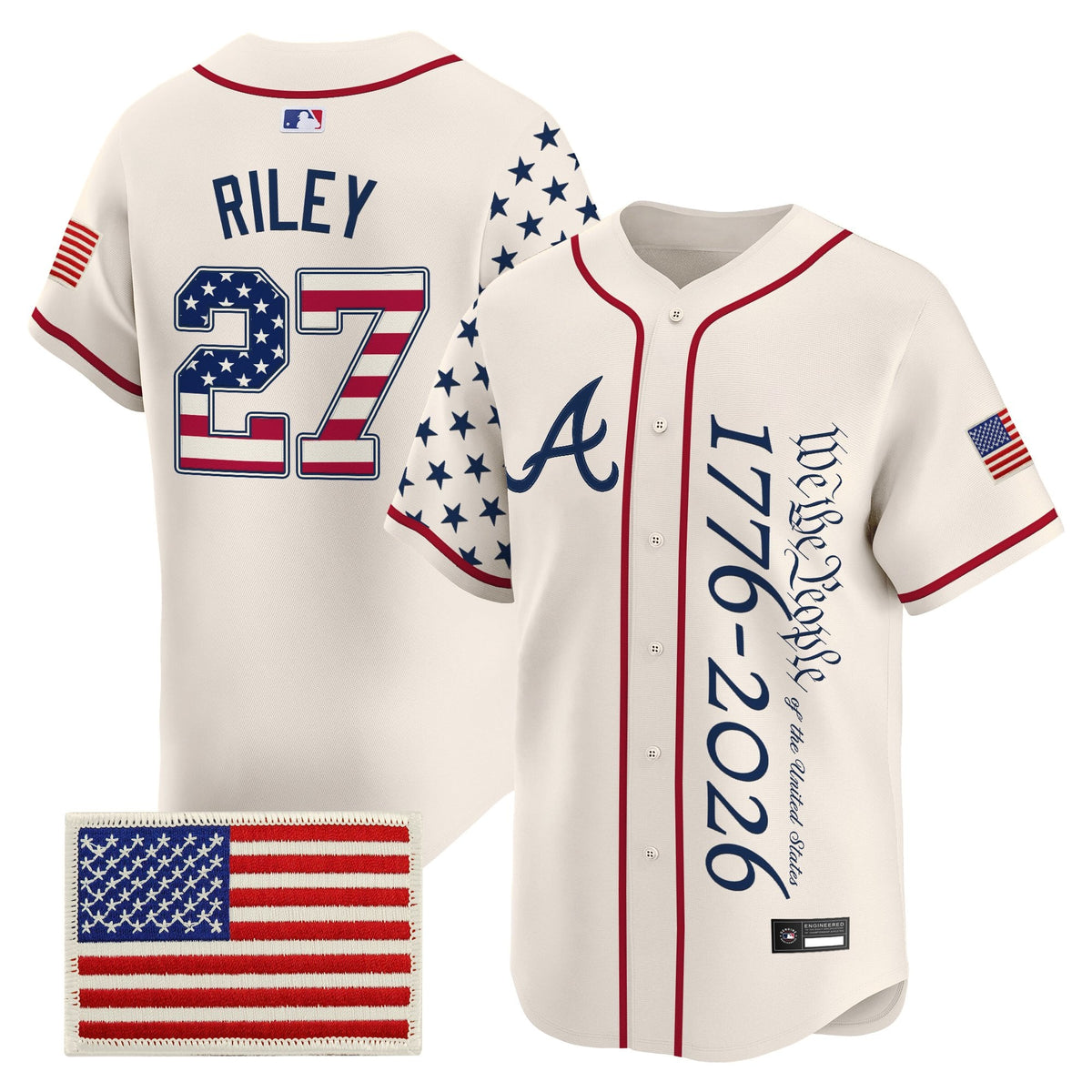 Atlanta Braves "America 250 Edition" Vapor Premier Limited Jersey V2 - Stitched