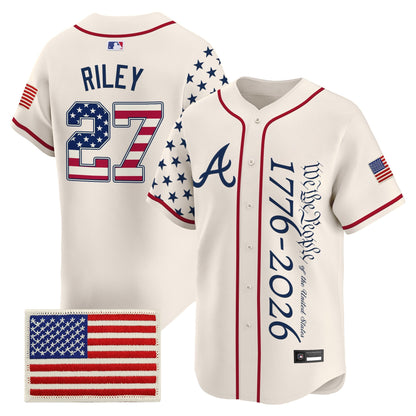 Atlanta Braves "America 250 Edition" Vapor Premier Limited Jersey V2 - Stitched