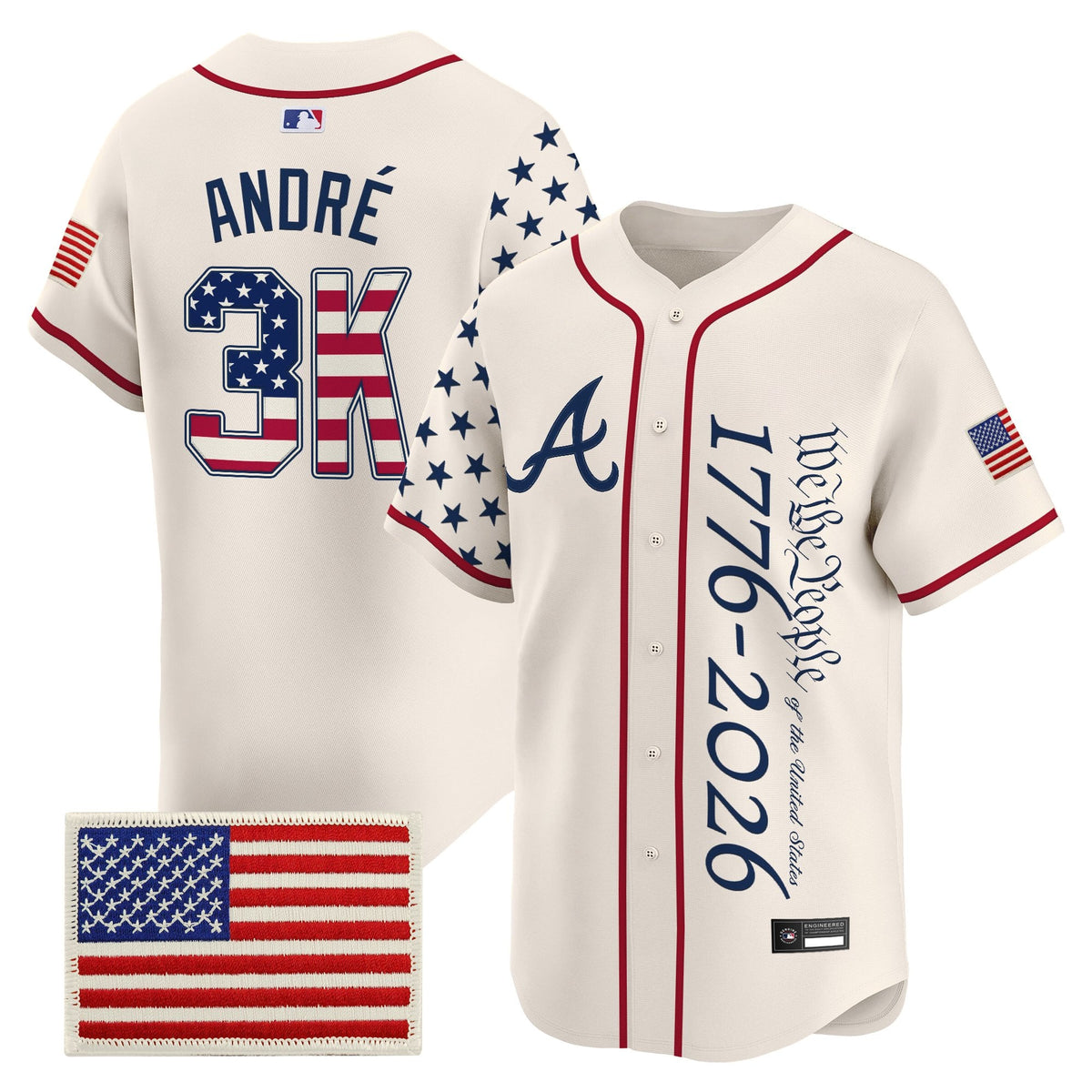Atlanta Braves "America 250 Edition" Vapor Premier Limited Jersey V2 - Stitched