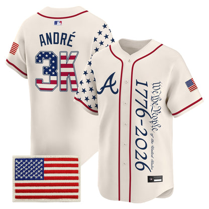 Atlanta Braves "America 250 Edition" Vapor Premier Limited Jersey V2 - Stitched
