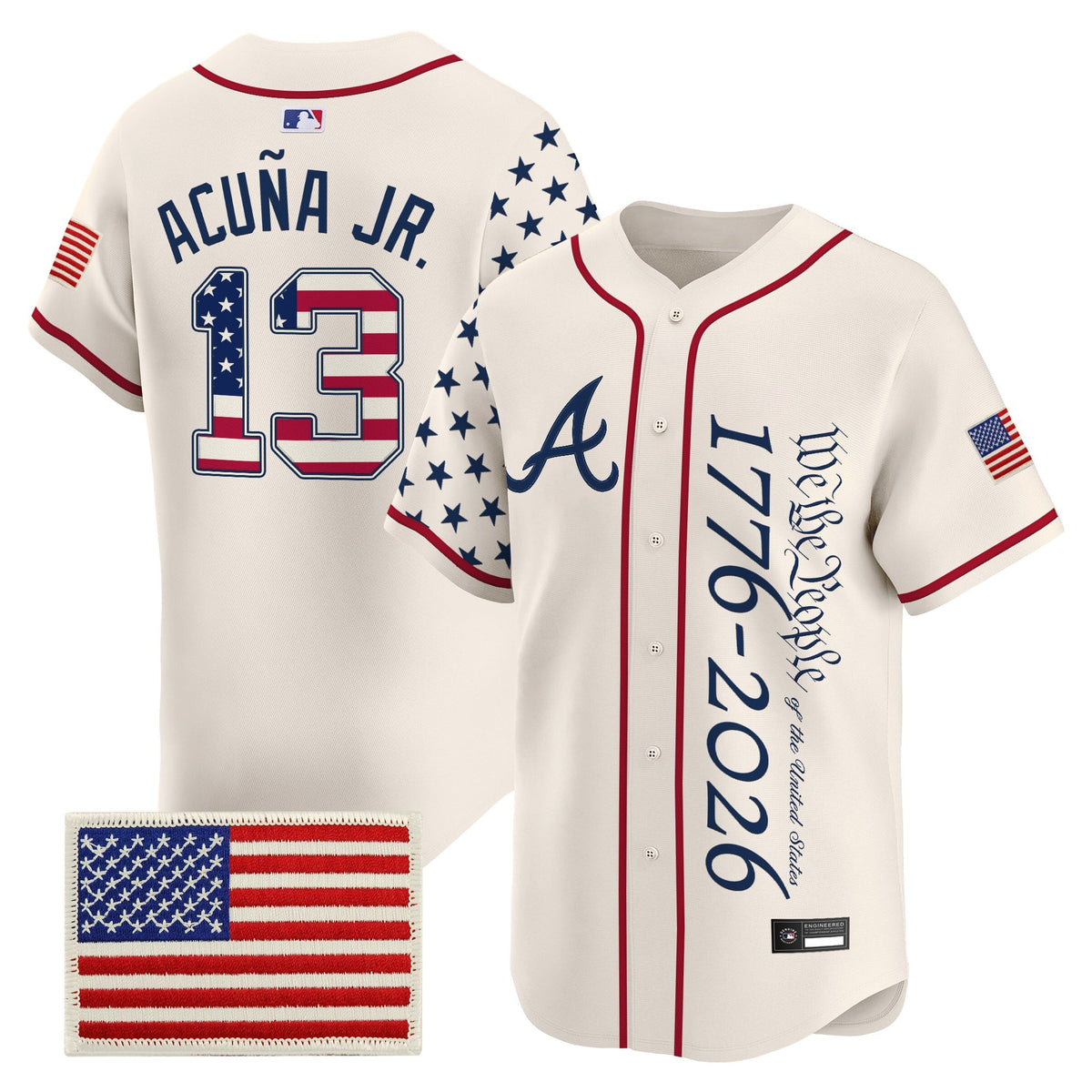 Atlanta Braves "America 250 Edition" Vapor Premier Limited Jersey V2 - Stitched