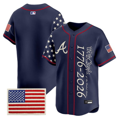 Atlanta Braves "America 250 Edition" Vapor Premier Limited Jersey V2 - Stitched