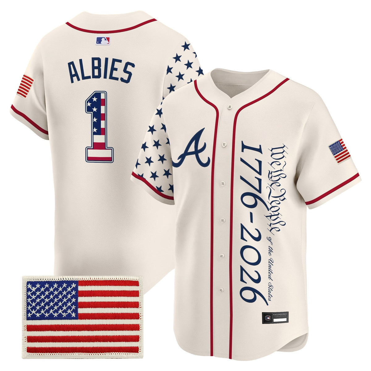 Atlanta Braves "America 250 Edition" Vapor Premier Limited Jersey V2 - Stitched