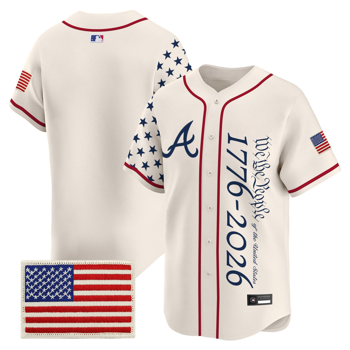 Atlanta Braves "America 250 Edition" Vapor Premier Limited Jersey V2 - Stitched