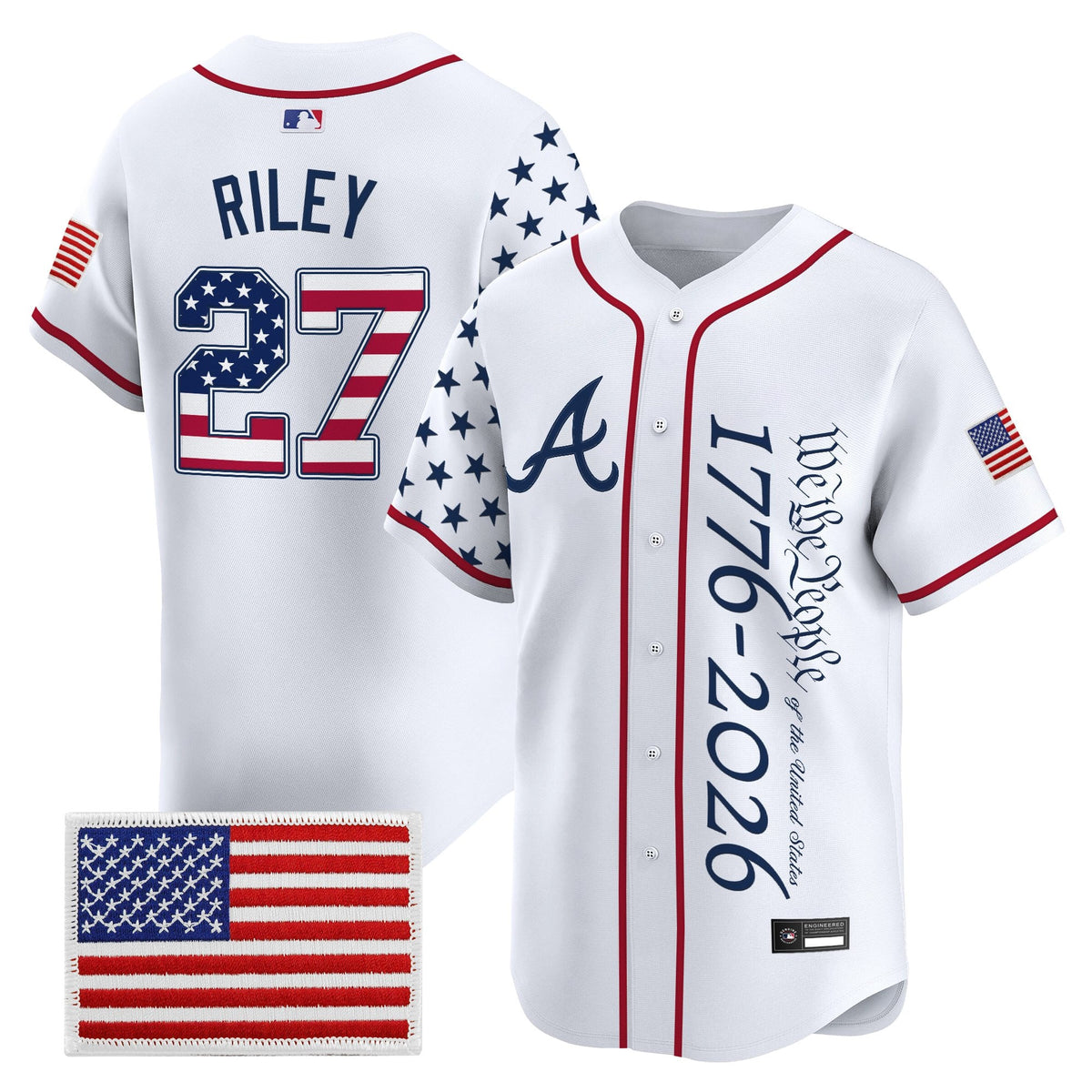 Atlanta Braves "America 250 Edition" Vapor Premier Limited Jersey V2 - Stitched