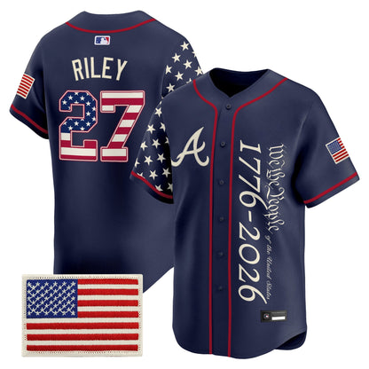 Atlanta Braves "America 250 Edition" Vapor Premier Limited Jersey V2 - Stitched