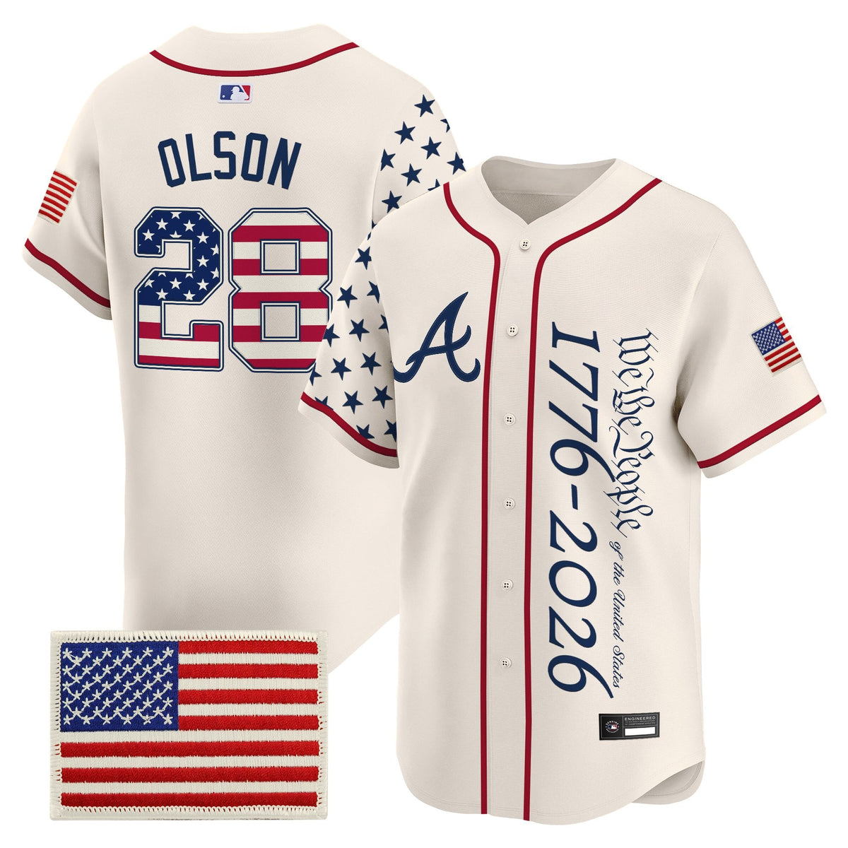 Atlanta Braves "America 250 Edition" Vapor Premier Limited Jersey V2 - Stitched