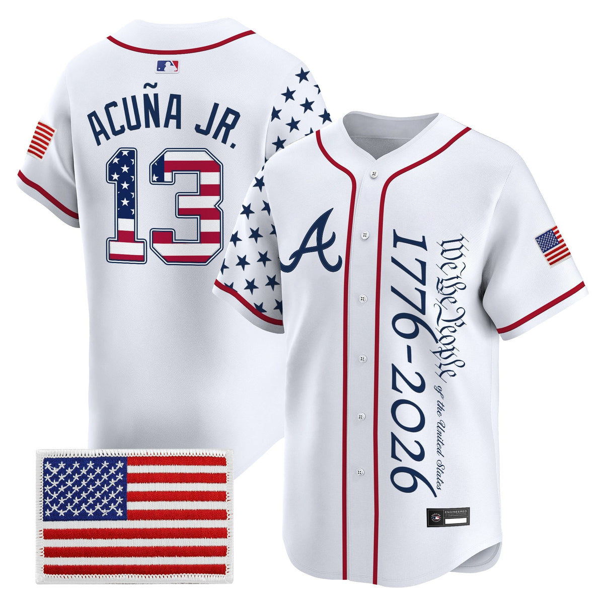 Atlanta Braves "America 250 Edition" Vapor Premier Limited Jersey V2 - Stitched