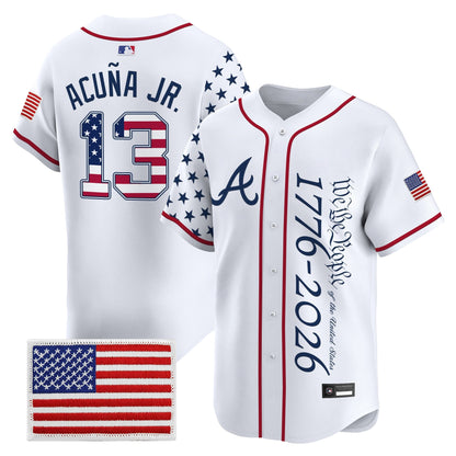 Atlanta Braves "America 250 Edition" Vapor Premier Limited Jersey V2 - Stitched