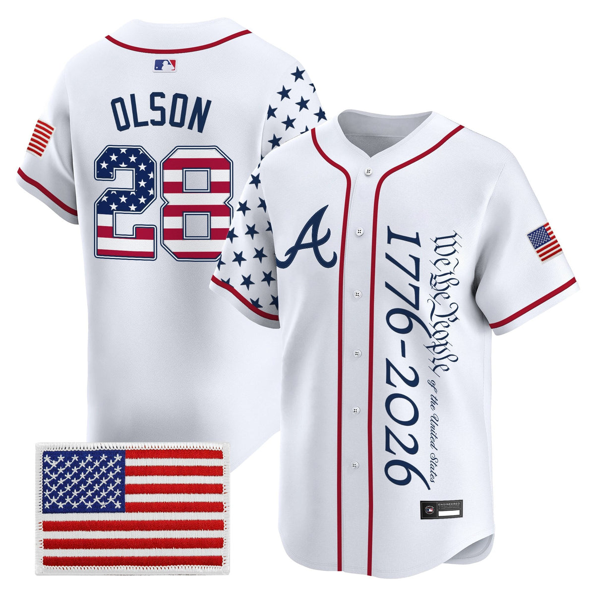 Atlanta Braves "America 250 Edition" Vapor Premier Limited Jersey V2 - Stitched
