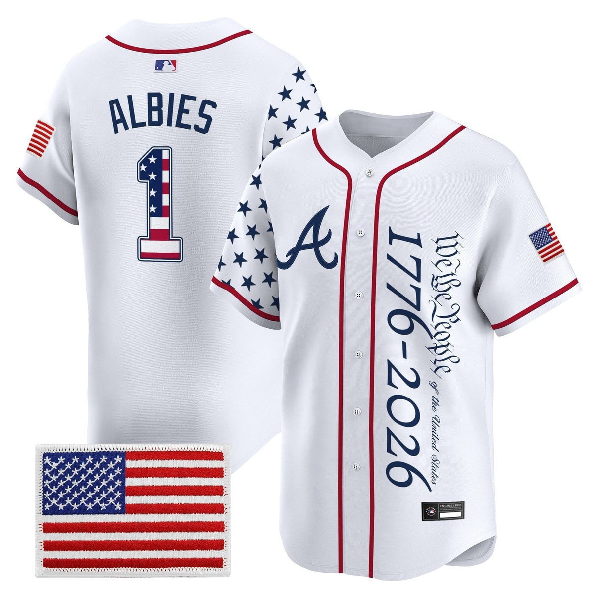 Atlanta Braves "America 250 Edition" Vapor Premier Limited Jersey V2 - Stitched