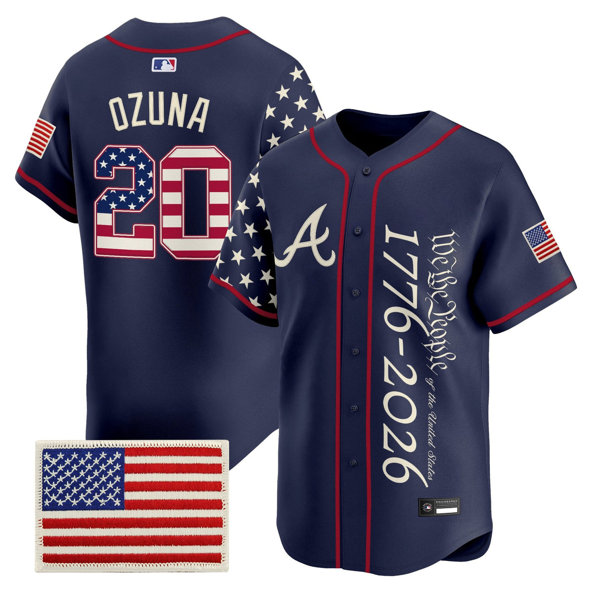 Atlanta Braves "America 250 Edition" Vapor Premier Limited Jersey V2 - Stitched
