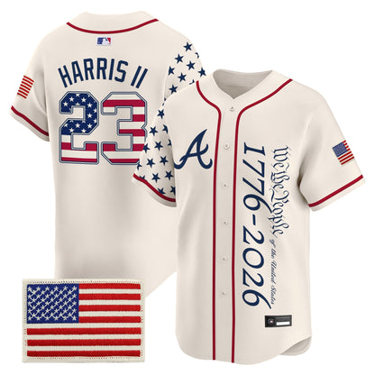 Atlanta Braves "America 250 Edition" Vapor Premier Limited Jersey V2 - Stitched
