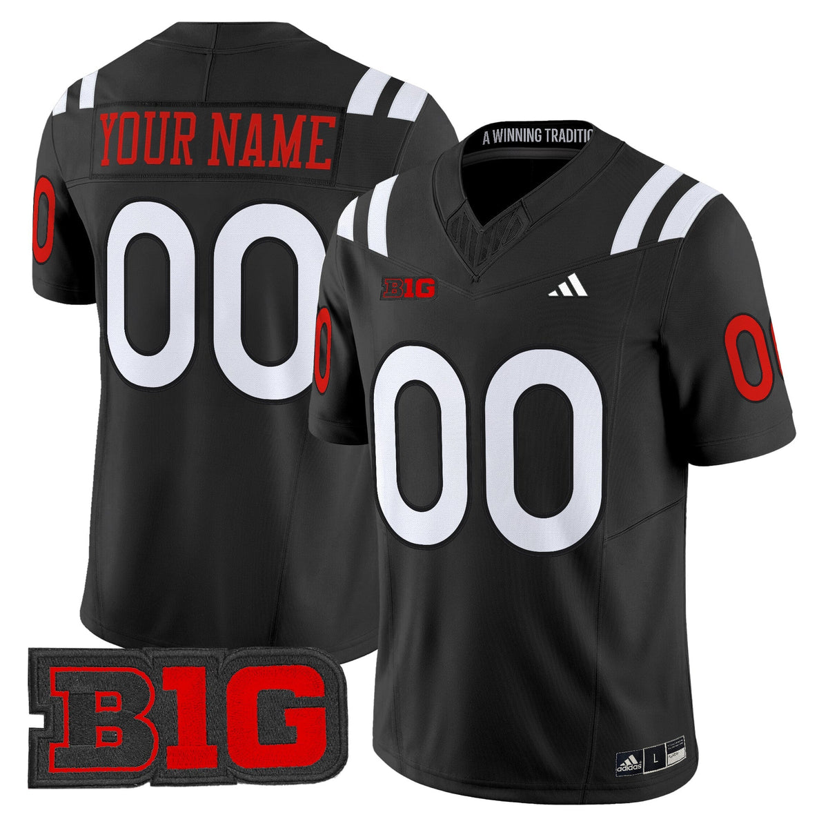 Nebraska Cornhuskers 2026 Vapor Limited Custom Jersey - Stitched