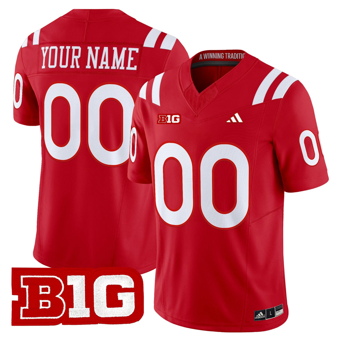 Nebraska Cornhuskers 2026 Vapor Limited Custom Jersey - Stitched