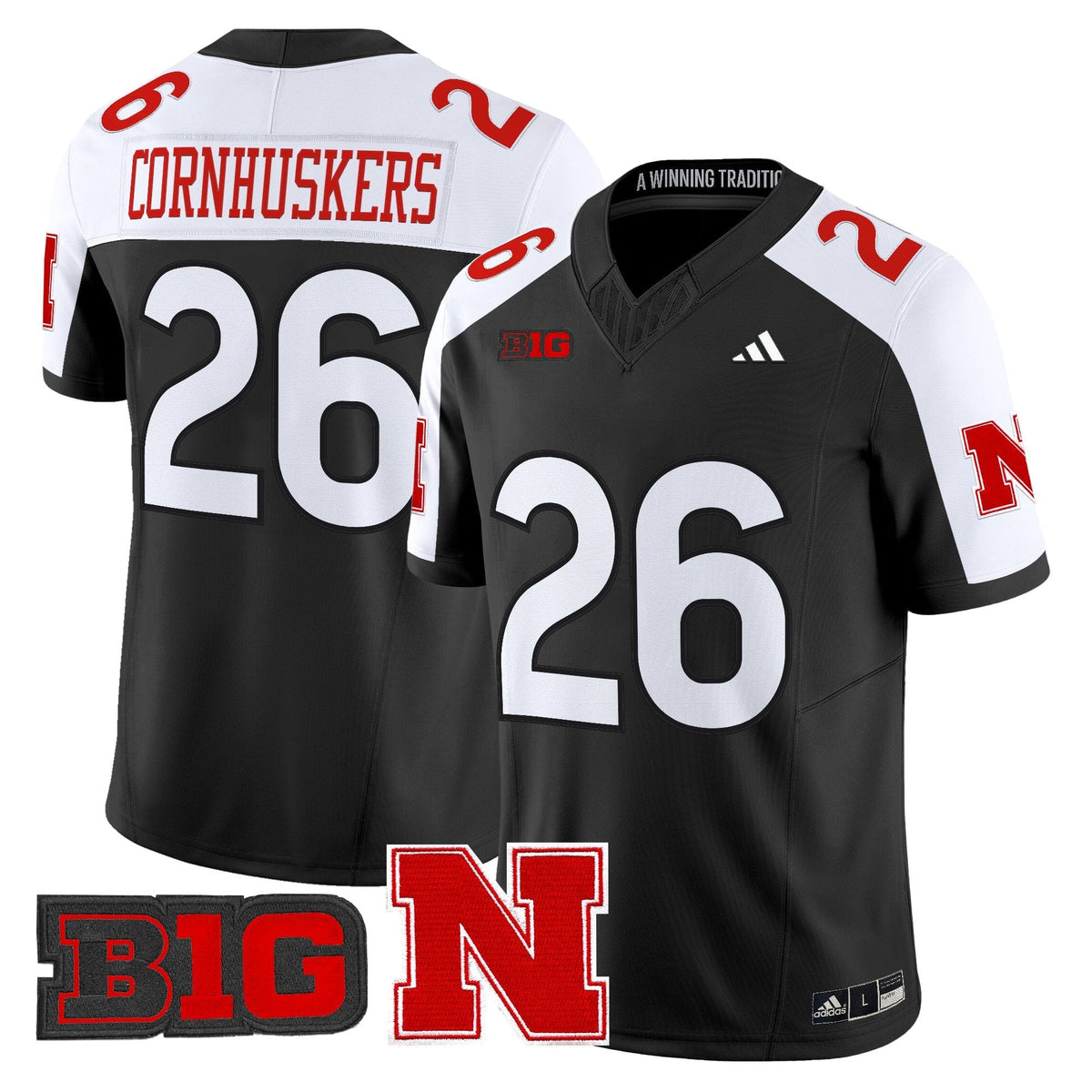 Nebraska Cornhuskers 2026 Vapor Limited Jersey - Stitched