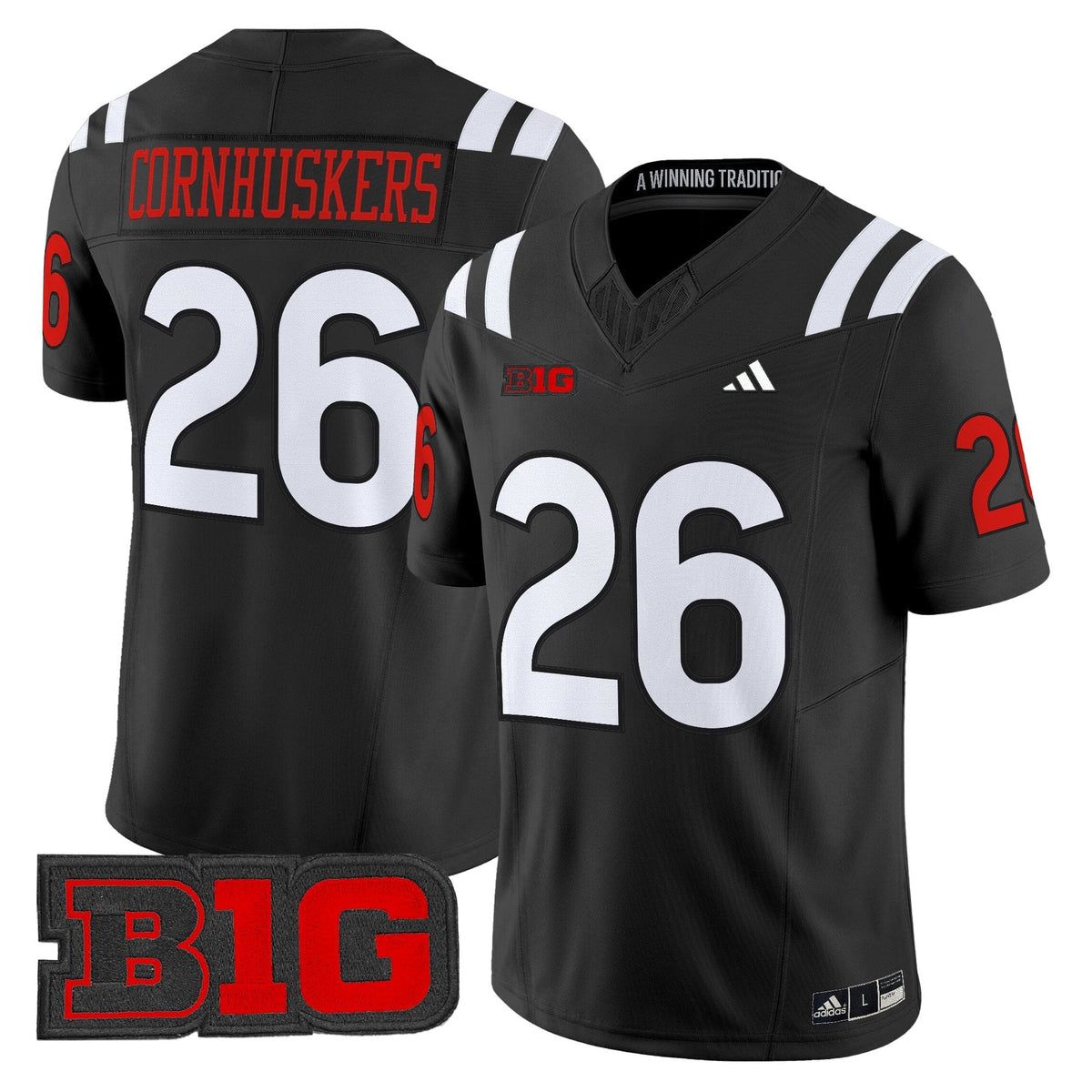 Nebraska Cornhuskers 2026 Vapor Limited Jersey - Stitched