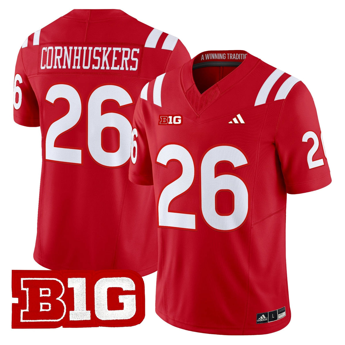 Nebraska Cornhuskers 2026 Vapor Limited Jersey - Stitched