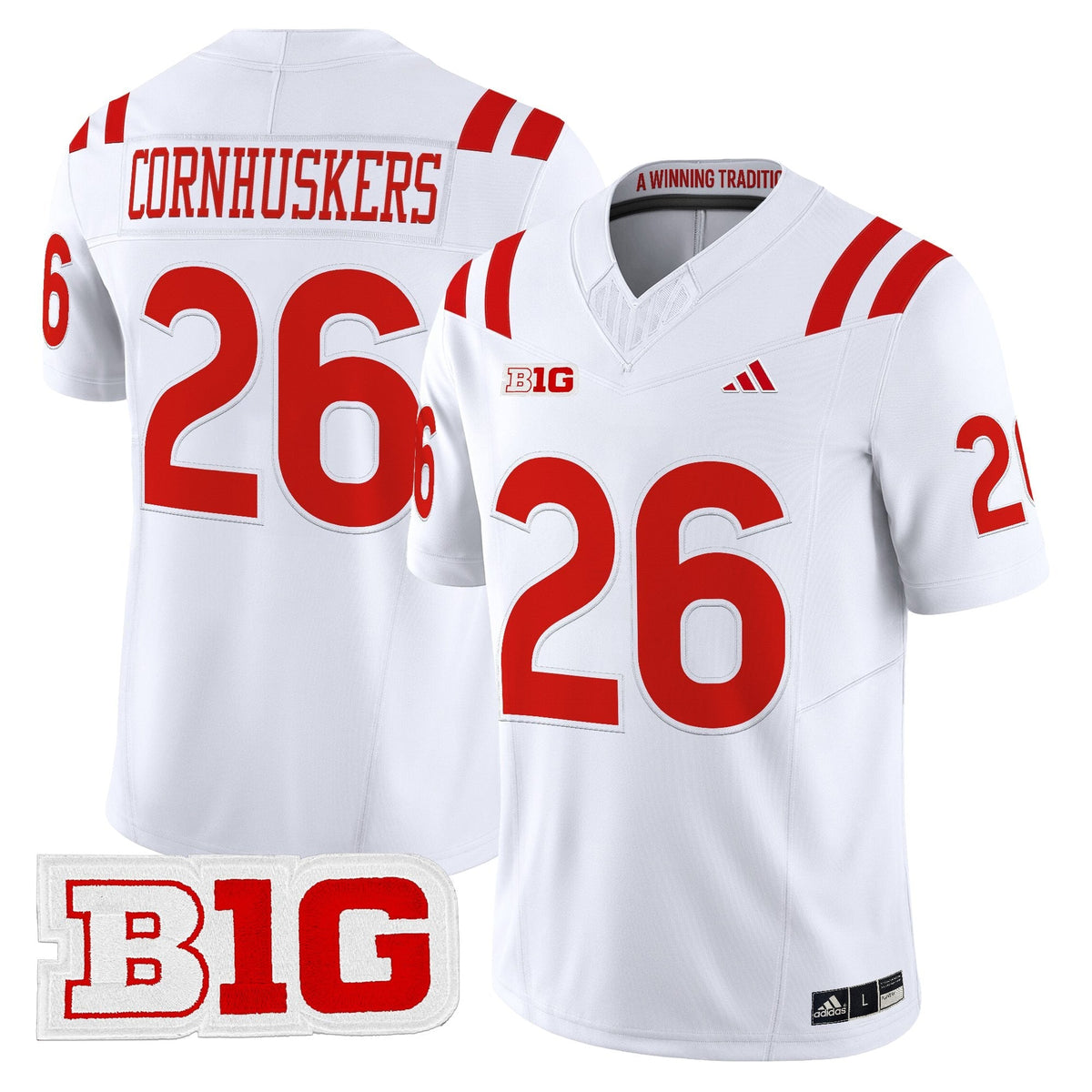 Nebraska Cornhuskers 2026 Vapor Limited Jersey - Stitched