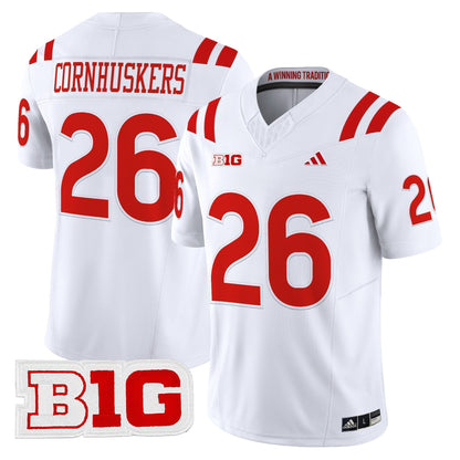 Nebraska Cornhuskers 2026 Vapor Limited Jersey - Stitched