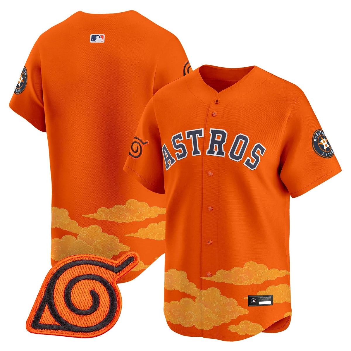 Houston Astros x Naruto Vapor Premier Limited Jersey - Stitched