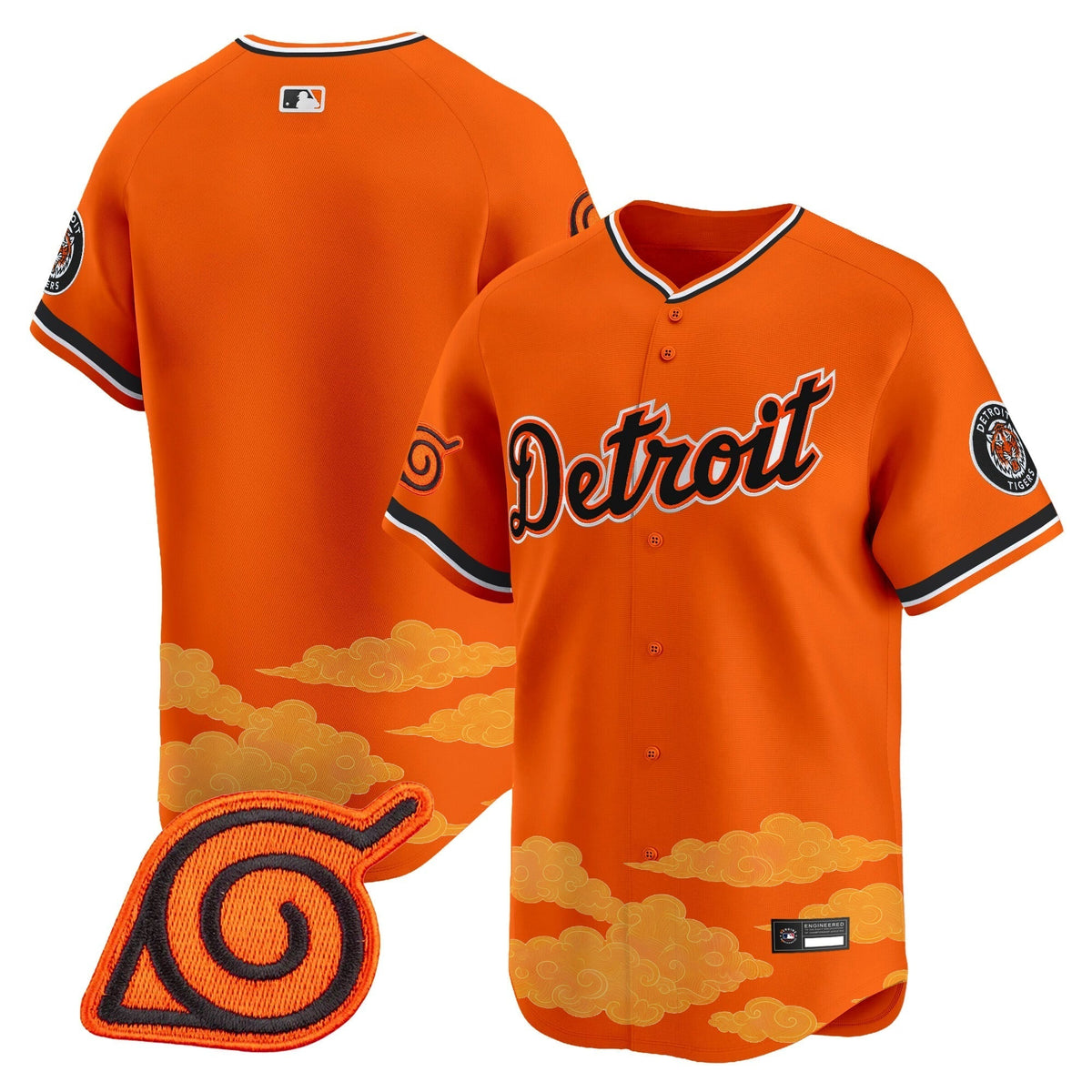 Detroit Tigers x Naruto Vapor Premier Limited Jersey - Stitched